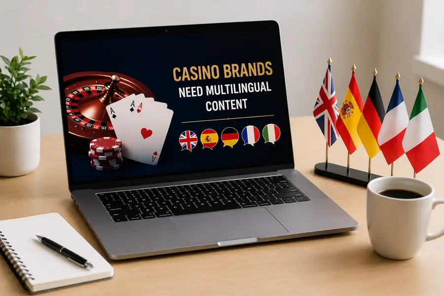 casino brands need multilingual content